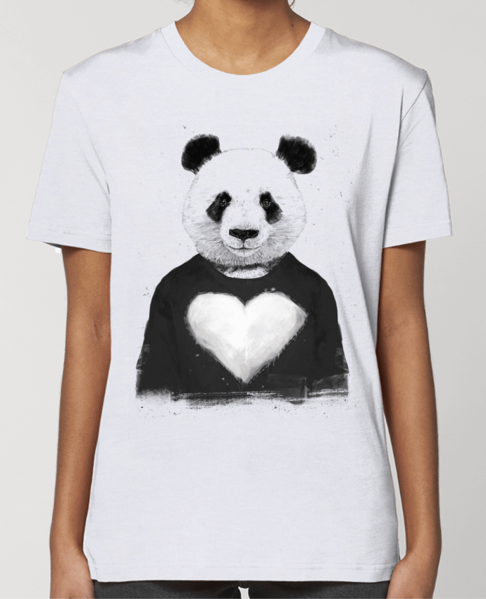 T-shirt Femme lovely_panda por Balàzs Solti