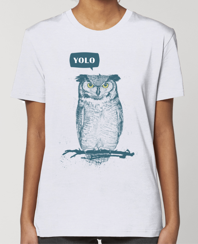 T-shirt Femme Yolo par Balàzs Solti
