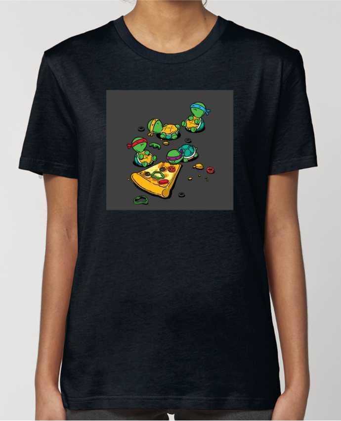 T-shirt Femme Pizza lover par flyingmouse365