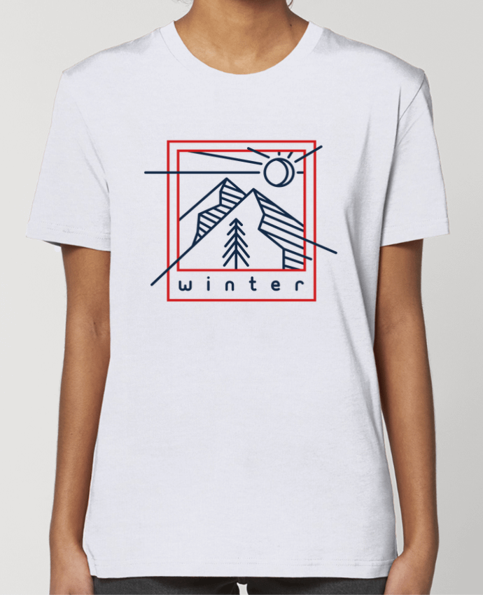T-shirt Femme Winter polaroid par tunetoo