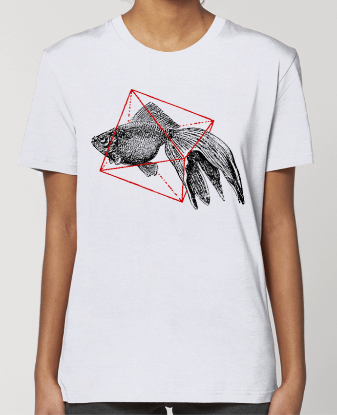 T-shirt Femme Fish in geometrics II por Florent Bodart