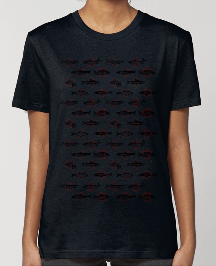 T-shirt Femme Fishes in geometrics par Florent Bodart