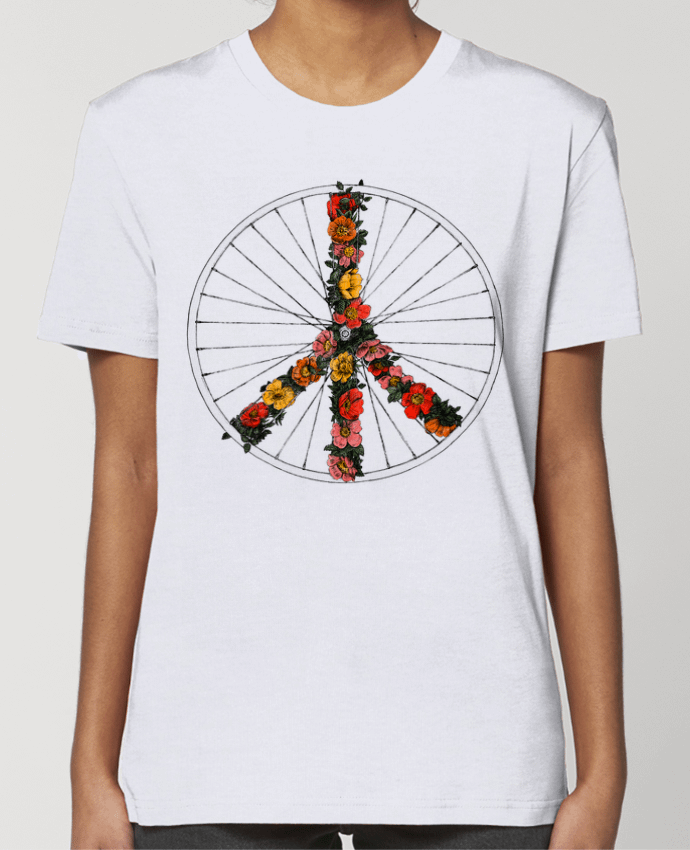 T-shirt Femme Peace and Bike par Florent Bodart