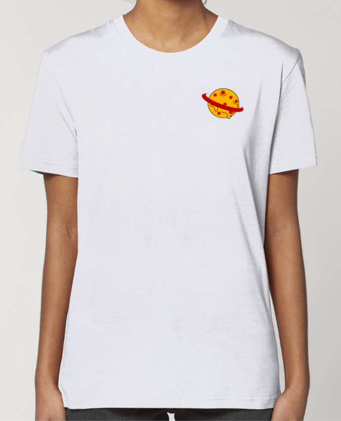 T-shirt Femme Planète Pizza por WBang