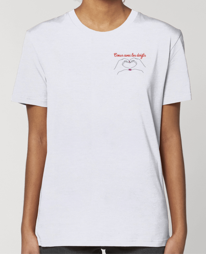 T-shirt Femme Coeur avec les doigts par WBang