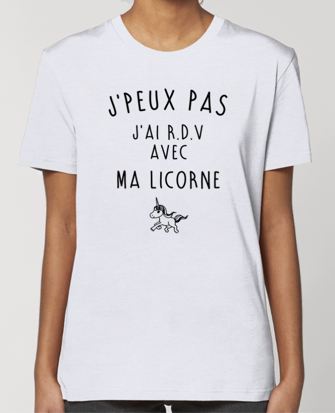 T-shirt Femme J'peux pas j'ai r.d.v avec ma licorne par La boutique de Laura