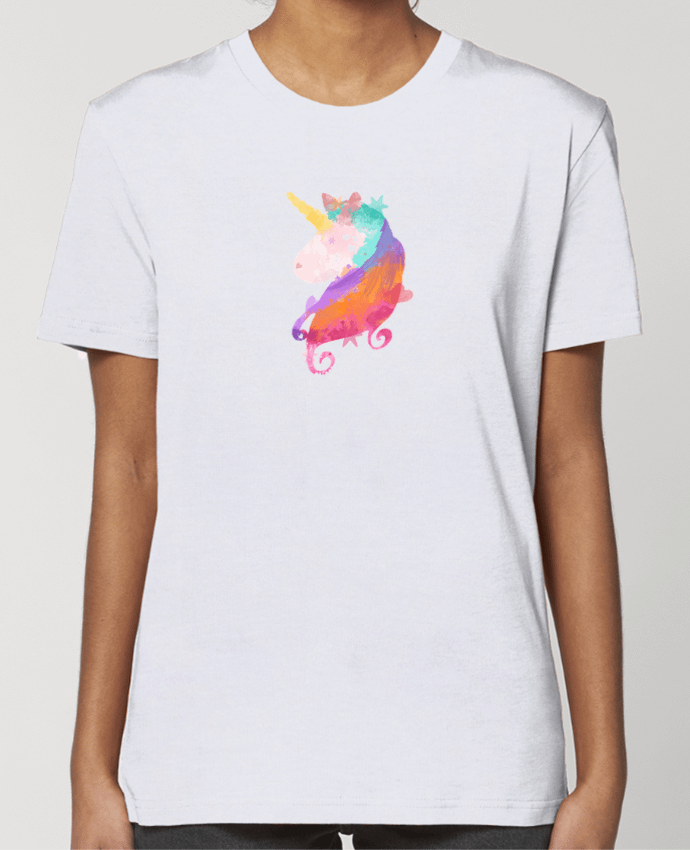 T-shirt Femme Watercolor Unicorn par PinkGlitter