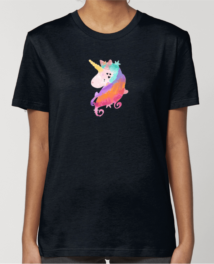 T-shirt Femme Watercolor Unicorn par PinkGlitter