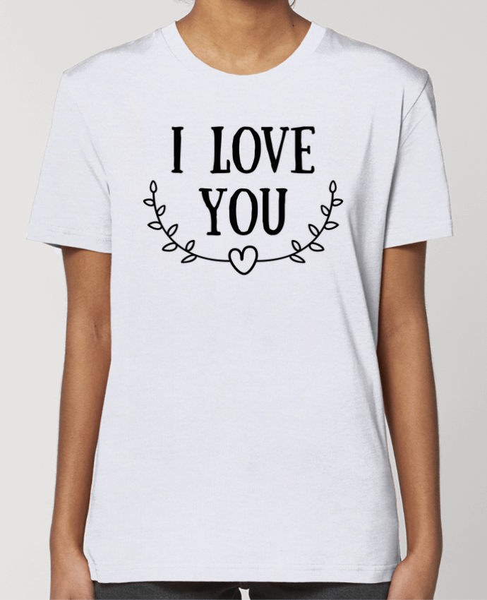 T-shirt Femme I love you por tunetoo