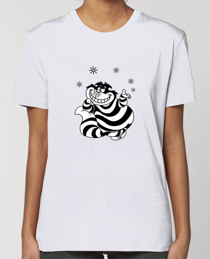 T-shirt Femme Cheshire cat par tattooanshort