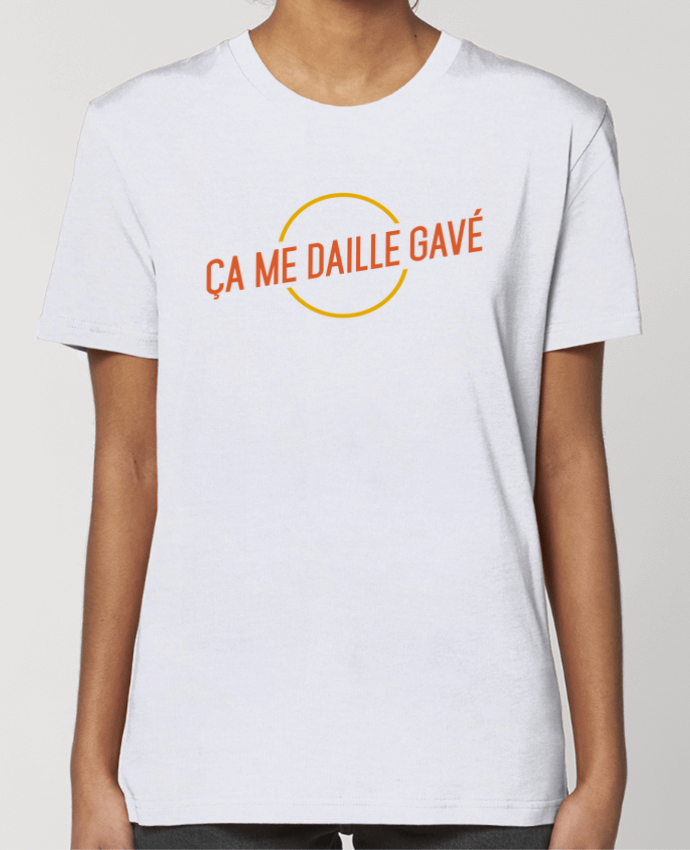 T-shirt Femme ça me daille gavé cercle par tunetoo