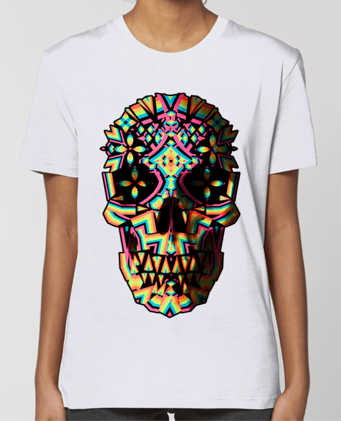 T-shirt Femme Skull Geo par ali_gulec