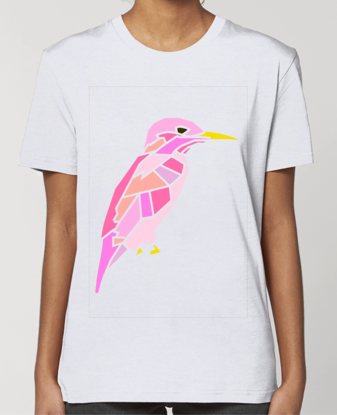 T-shirt Femme oiseau rose by LaurianeT