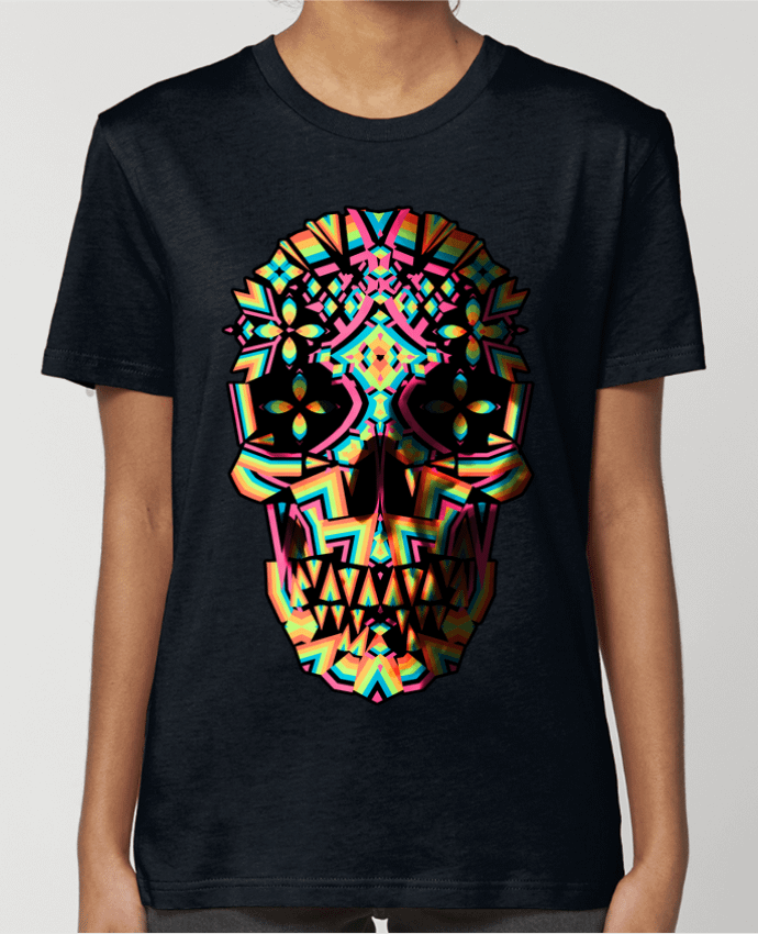 T-shirt Femme Skull Geo par ali_gulec