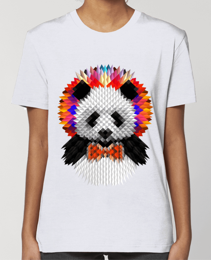 T-shirt Femme Panda by ali_gulec