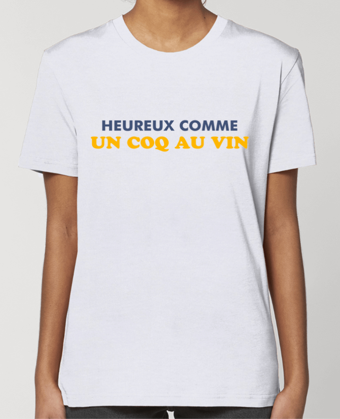 T-shirt Femme Heureux comme un coq au vin par tunetoo