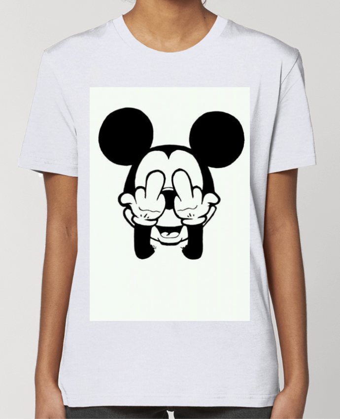 T-shirt Femme Vetement mickey doigt d'honneur par Designer_TUNETOO