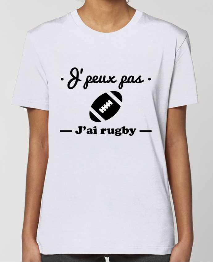 T-shirt Femme J'peux pas j'ai rugby par Benichan