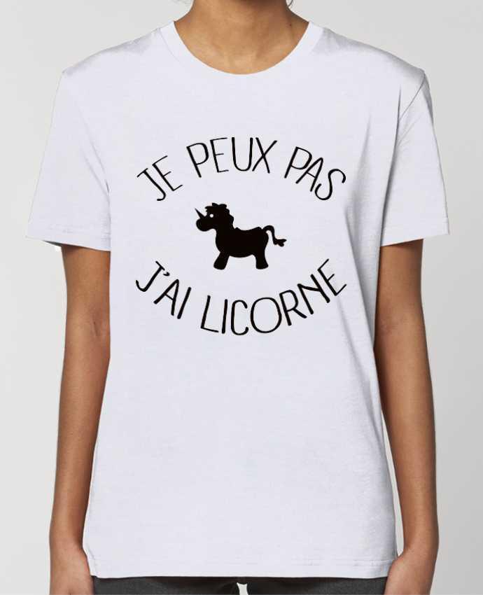 T-shirt Femme Je peux pas j'ai licorne par Freeyourshirt.com