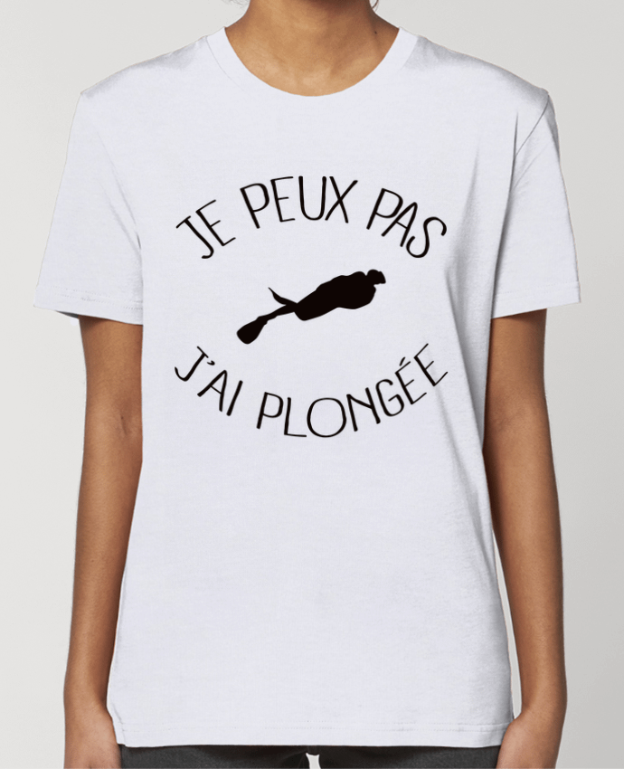 T-shirt Femme Je peux pas j'ai plongée par Freeyourshirt.com