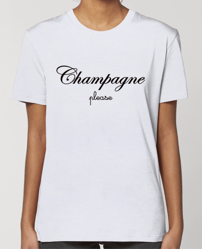 T-shirt Femme Champagne Please par Freeyourshirt.com