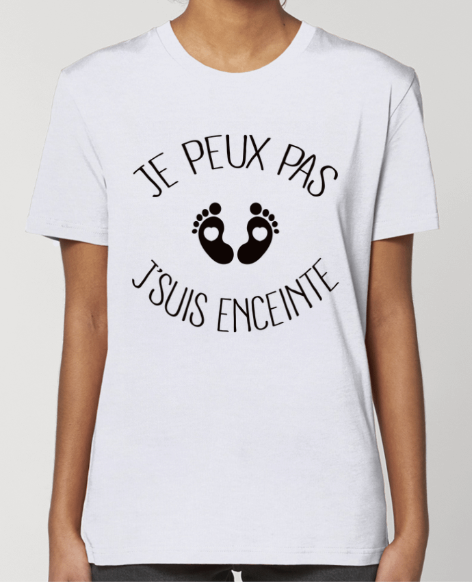 T-shirt Femme Je peux pas je suis enceinte par Freeyourshirt.com