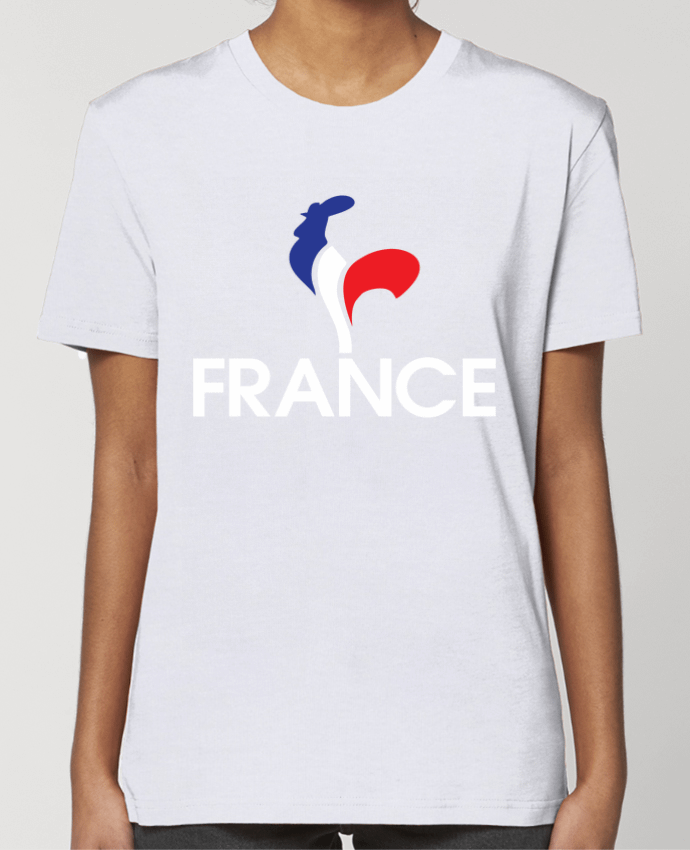 T-shirt Femme France et Coq par Freeyourshirt.com