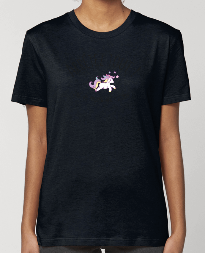 T-shirt Femme Arrêtez tout, j'ai vu passer une licorne ! par tunetoo