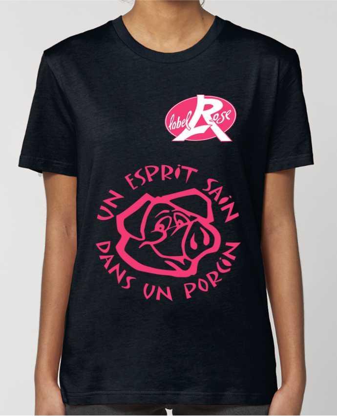 T-shirt Femme un esprit sain dans un  porcin par LabelRose