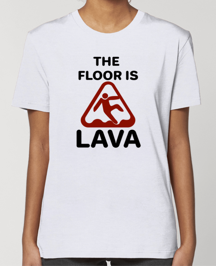 T-shirt Femme The floor is lava por tunetoo