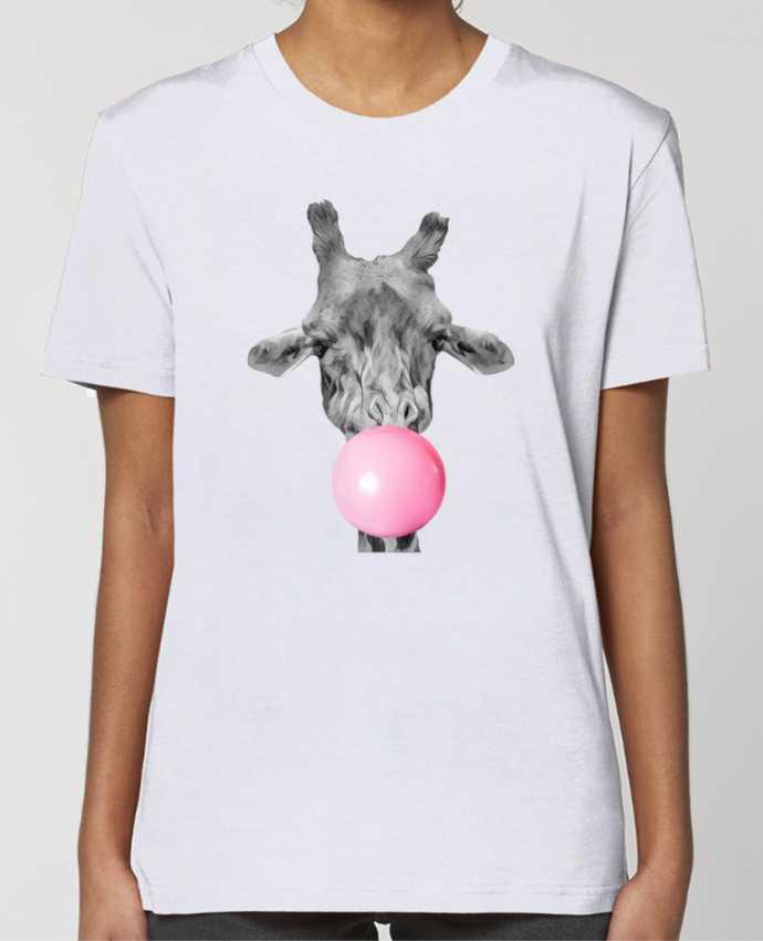 T-shirt Femme Girafe bulle par justsayin
