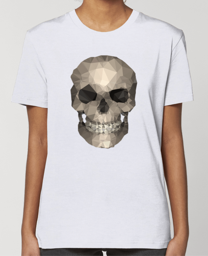 T-shirt Femme Polygons skull par justsayin