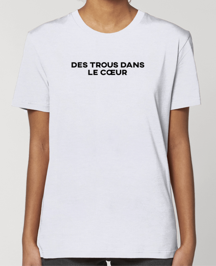 T-shirt Femme des trous dans le cœur par tunetoo