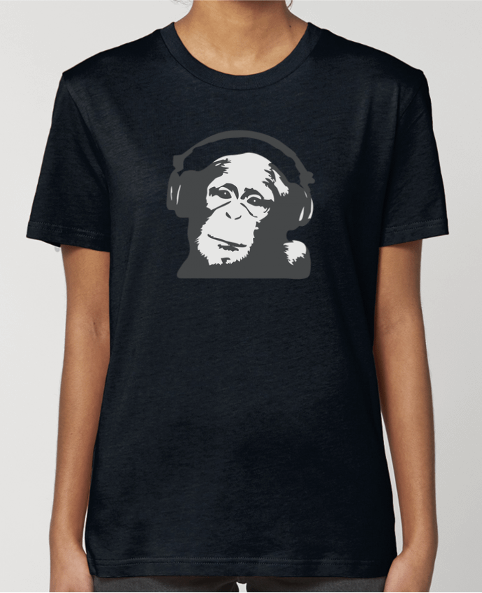 T-shirt Femme DJ monkey par justsayin