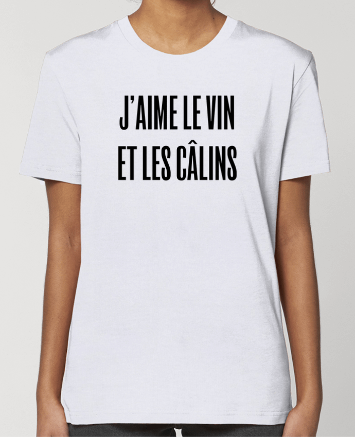 T-shirt Femme J'aime le vin et les câlins par tunetoo