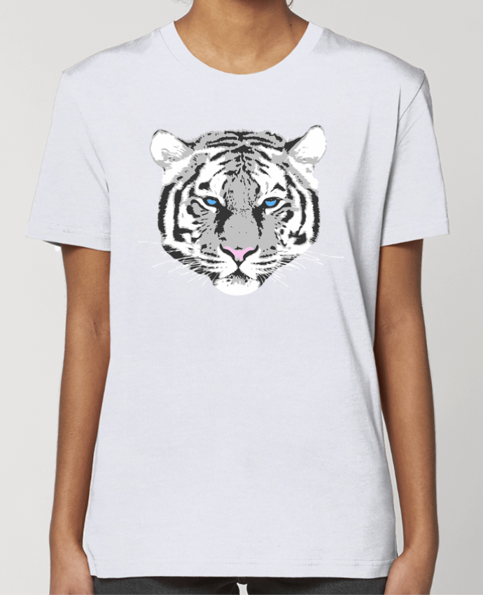 T-shirt Femme Tigre blanc par justsayin