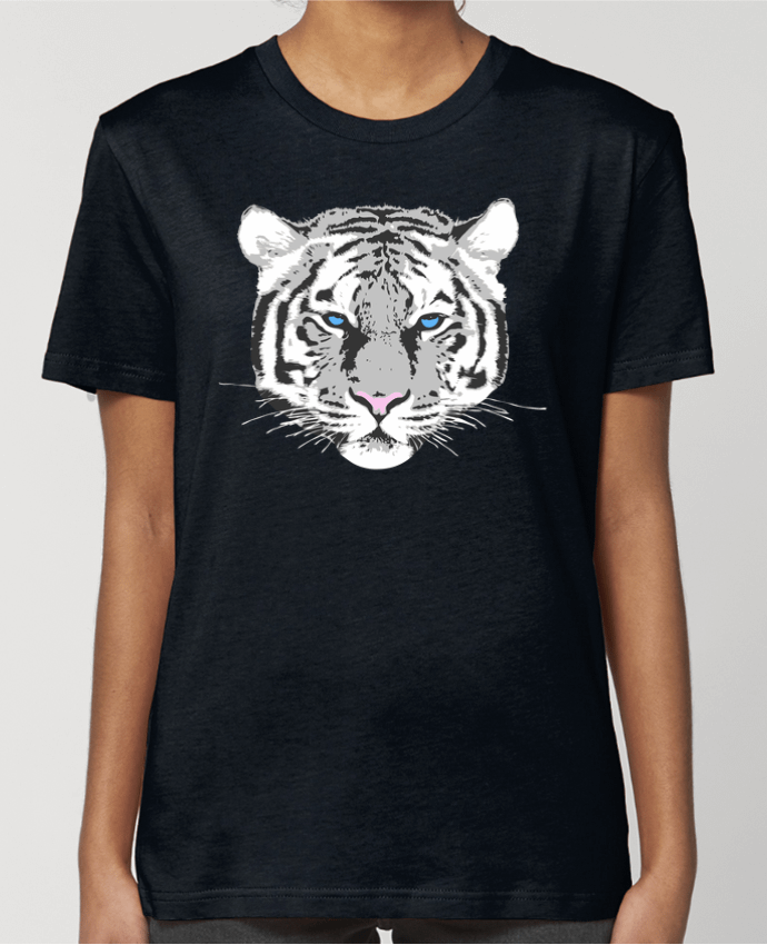 T-shirt Femme Tigre blanc par justsayin