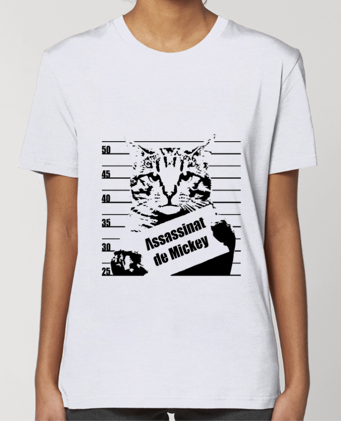 T-shirt Femme Chat wanted par Graff4Art