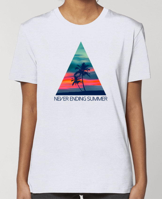 T-shirt Femme Never ending summer par justsayin