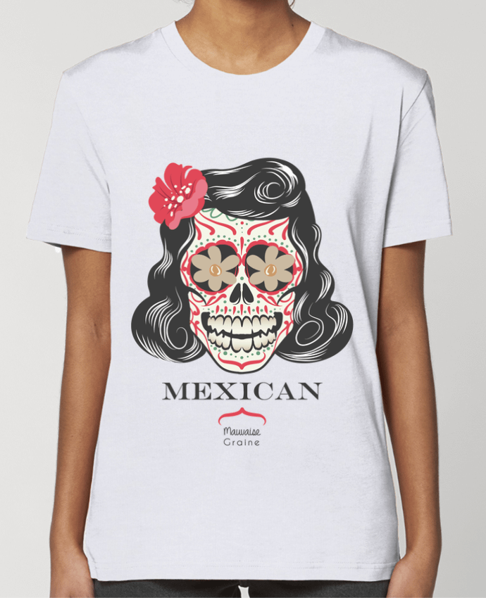T-shirt Femme Mexican crane par Mauvaise Graine