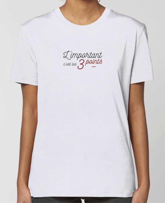 T-shirt Femme L'important c'est les trois points par AkenGraphics