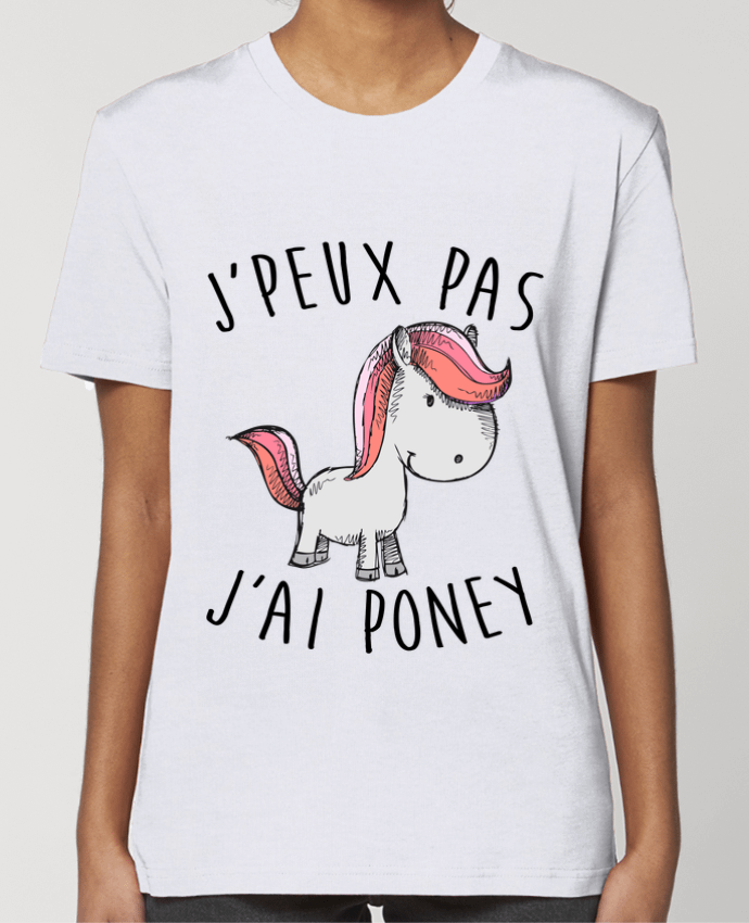 T-shirt Femme Je peux pas j'ai poney par FRENCHUP-MAYO