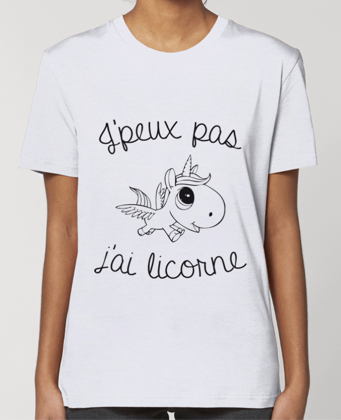 T-shirt Femme Je peux pas j'ai licorne par FRENCHUP-MAYO