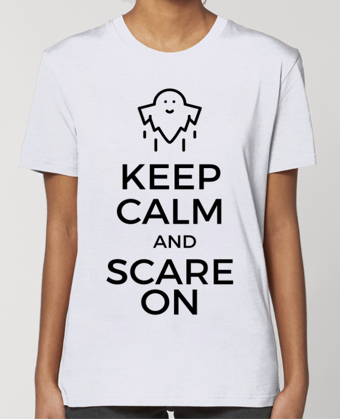T-shirt Femme Keep Calm and Scare on Ghost par tunetoo