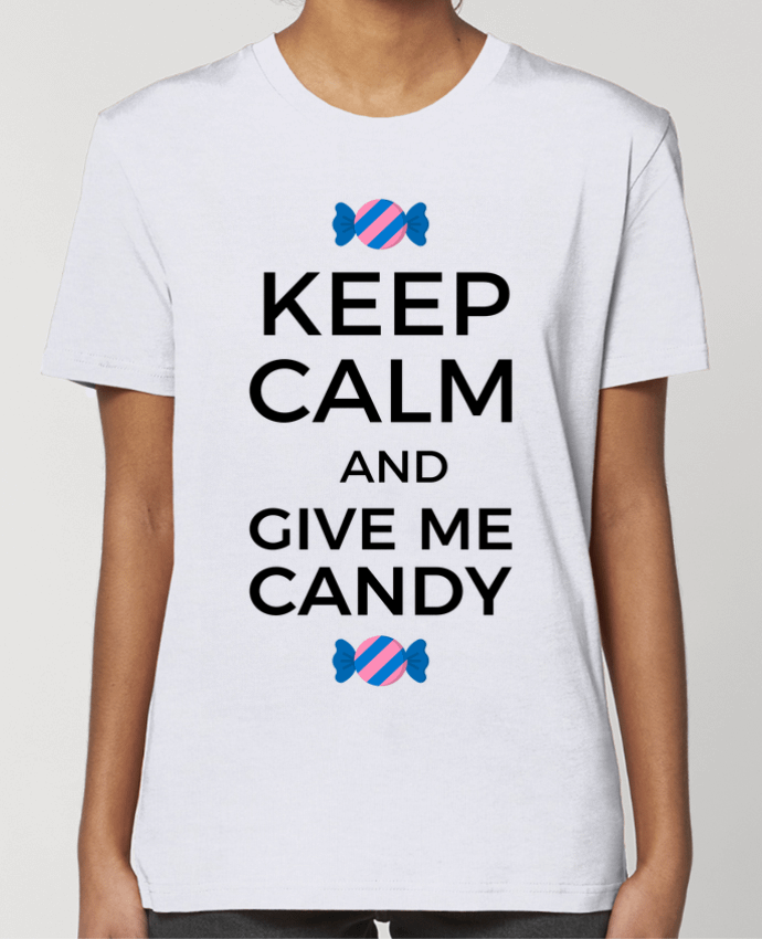 T-shirt Femme Keep Calm and give me candy par tunetoo