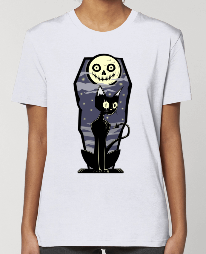 T-shirt Femme Coffin Cat par SirCostas