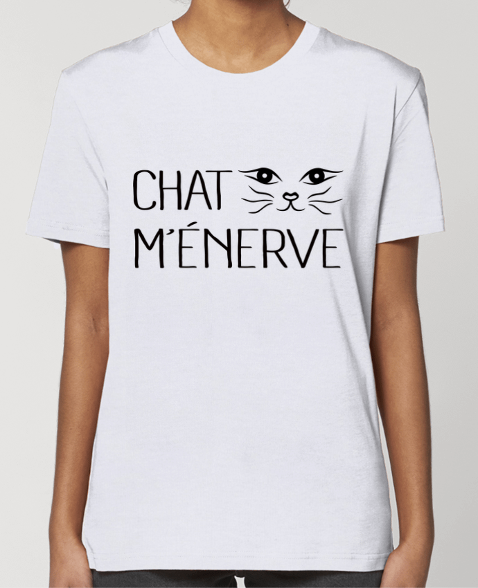 T-shirt Femme Chat m'énerve par Freeyourshirt.com