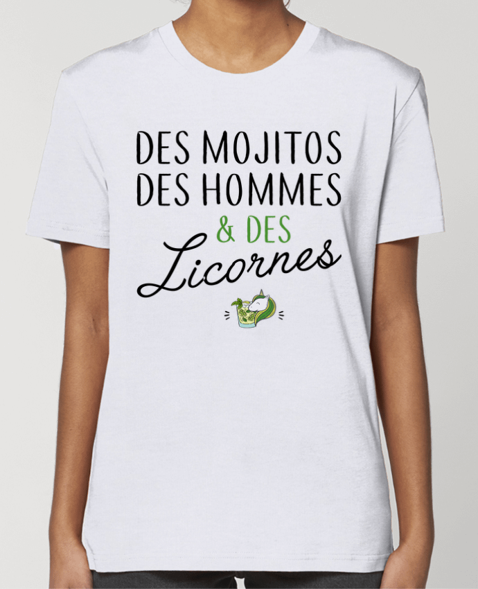 T-shirt Femme Des mojitos des hommes & des licornes by La boutique de Laura