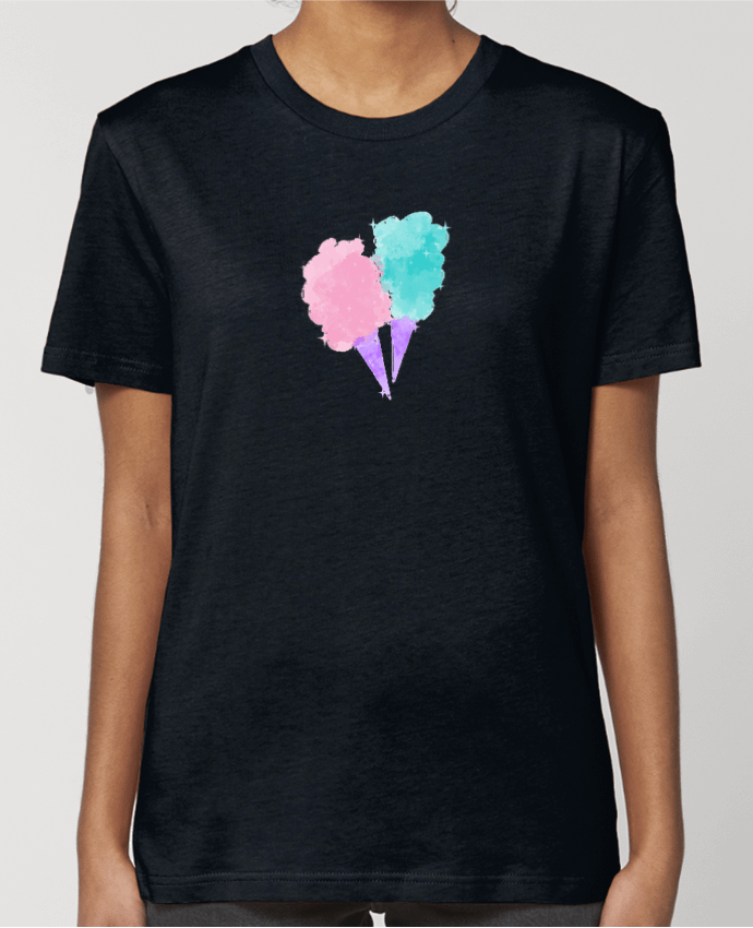 T-shirt Femme Watercolor Cotton Candy par PinkGlitter