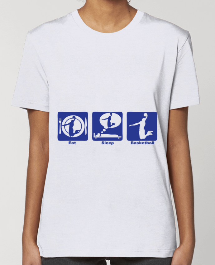 T-shirt Femme basketball basket eat sleep play dunk par Achille